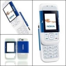 CARCAÇA NOKIA 5200 AZUL COM BRANCO